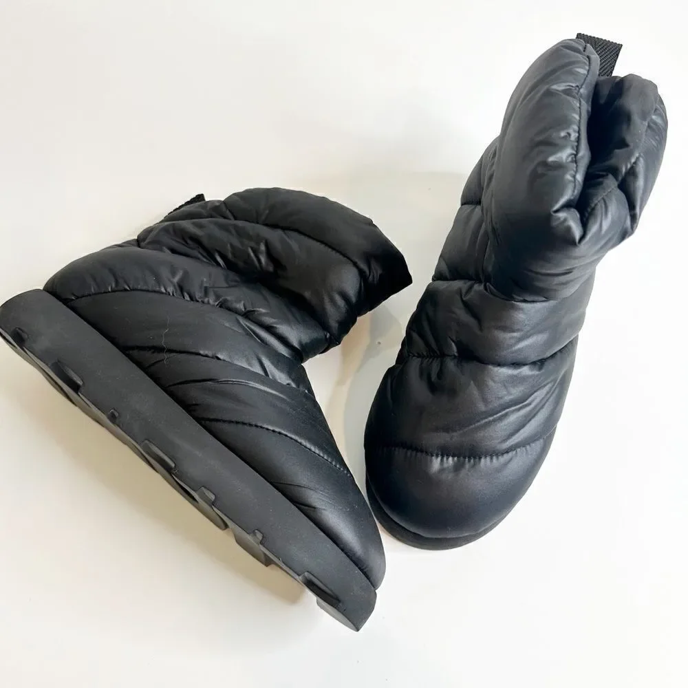 Piumestudio Luna Padded Ankle Boots Water Resistant Black Women's 37 US 6.5